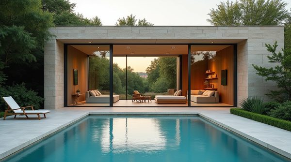 Créer un poolhouse en belgique : tendances, matériaux et inspirations
